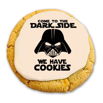 Come to the Dark Side Printed Cookie