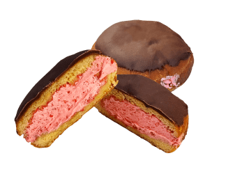 Black Forest Paczki - Chocolate Iced Cherry Crème